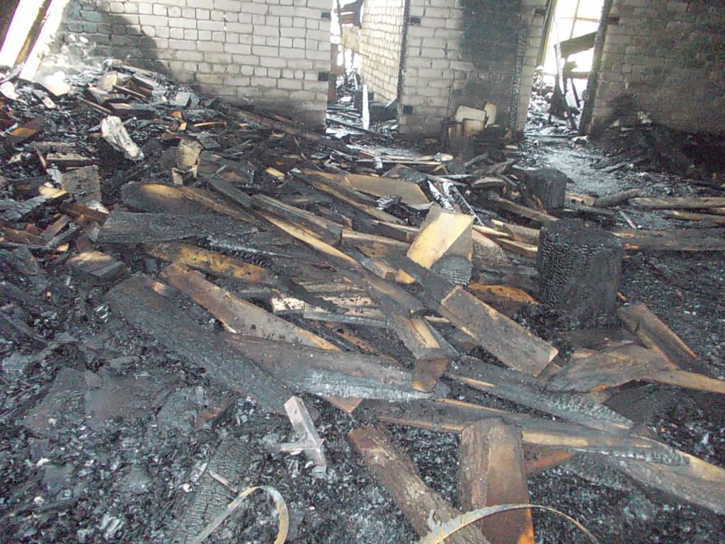 В Подосиновском районе сгорела пилорама.