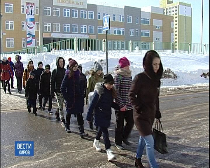 В Кирове ни один пешеходный переход возле школ не соответствует стандартам