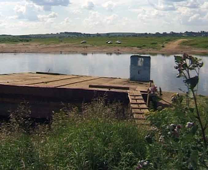 Поселок Каринторф оказался отрезанным от внешнего мира