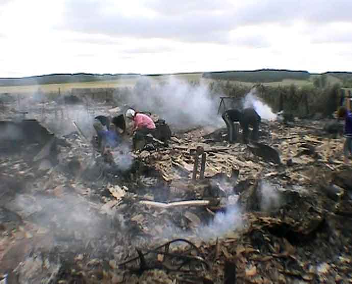 Пожар в Вятскополянском районе