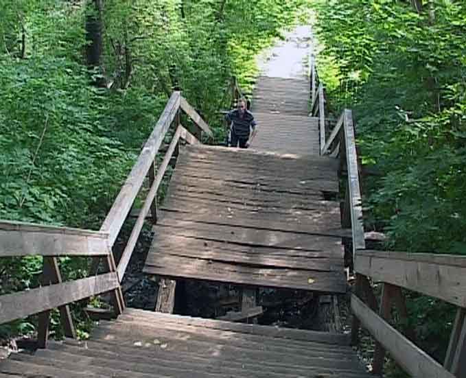 Лестница, как пример отношения к родному городу