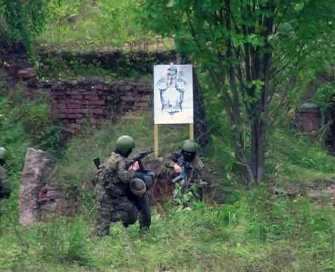 Учения спецназовцев