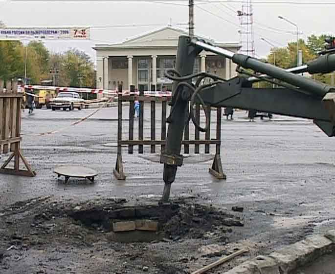 Авария на водоводе