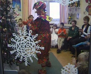 Новогодний утренник в детском отделении гематологии