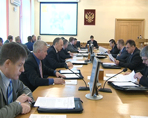Заседание правительства области