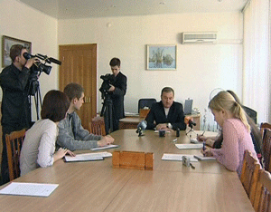 Встреча Владимира Быкова с журналистами