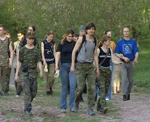 На северной набережной областного центра прошла большая приборка