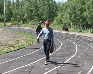Чемпимпионат области по пожарно-спасательным видам спорта.