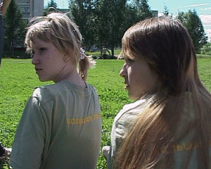 Соревнования в трудовом лагере.