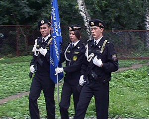 будущие милиционеры.