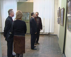 Встреча художников с представителями власти