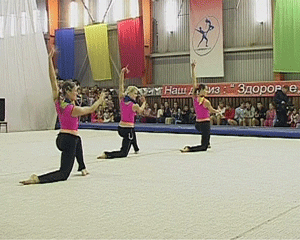 Показательные выступления первой спортивной школы