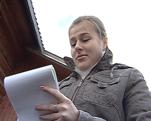 Юная исследовательница из Кикнура