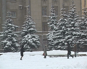 В Кировской области наступила настоящая зима