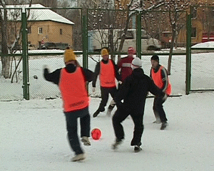 Новая дворовая спортивная площадка