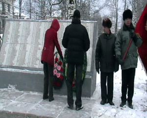 Открытие мемориальной доски в Мурашах