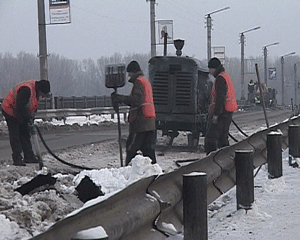 Ремонтные работы на старом мосту