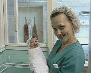 Первый новорожденный в Советске