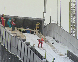 Сильнейшие двоеборцы страны на  кировском трамплине