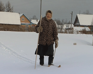 На лыжах в 72 года