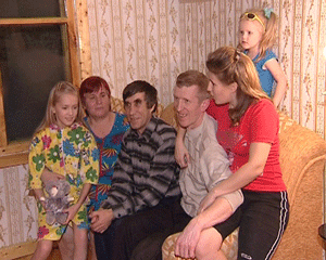 Дружная семья Трубиных из Опарино