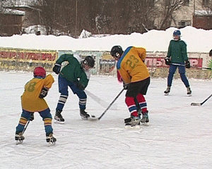 Детский хоккей в городе Орлове