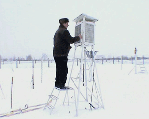 Метеорологическая  станция в городе Вятские Поляны