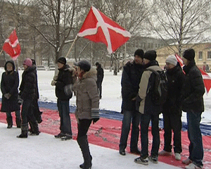 Митинг протеста Кировского отделения движения «Наши»