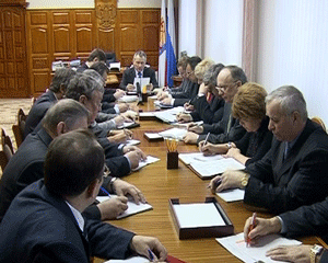 Оперативное совещание в Правительстве области