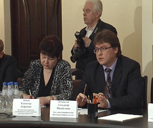 Пресс-конференция на заводе по обработке цветных металлов