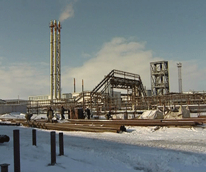 Кировские строители на берегу Карского моря