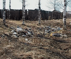 Живописное место превращается в свалку