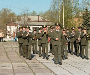 Праздничный митинг в парке Победы