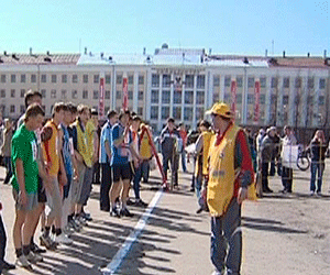 Весенняя эстафета в городе Кирове