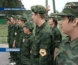 Лагерь для подростков на базе воинской части в Кстинино