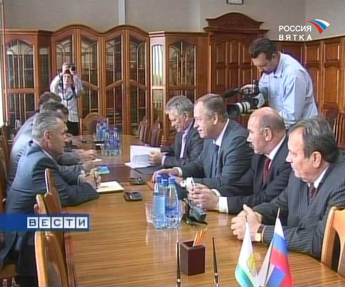 Рабочая встреча Николая Шаклеина с генеральным директором общества «Газпром трансгаз Нижний Новгород» Игорем Щеголевым