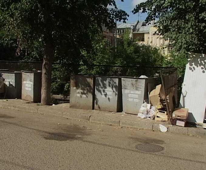 Состояние мусорных контейнерных площадок в областном центре