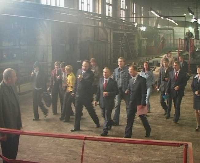 Визит Николая Шаклеина на предприятие 