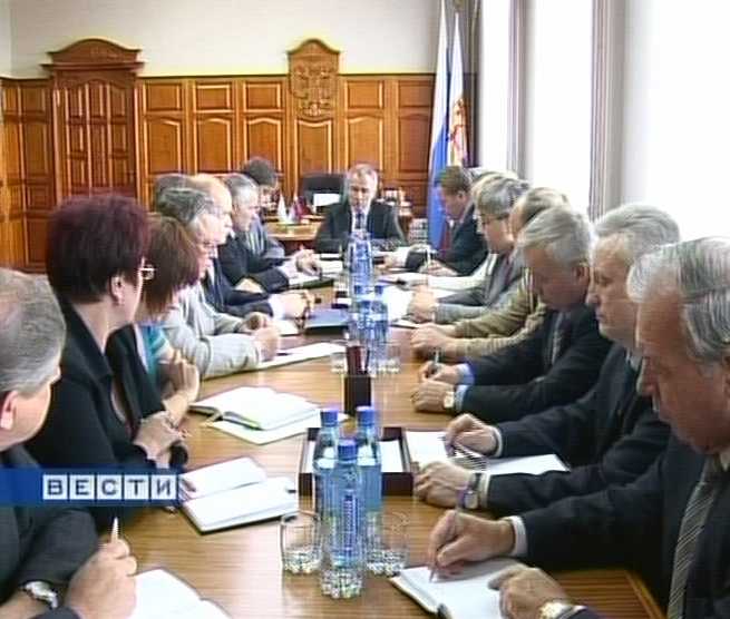 Оперативное совещание губернатора Николая Шаклеина