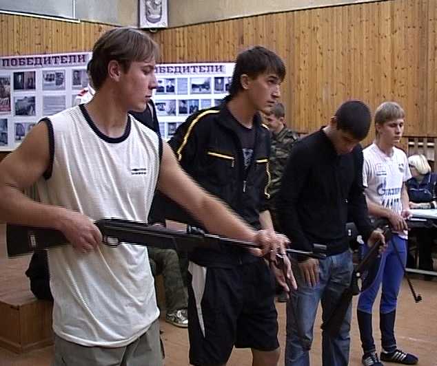 Военизированные соревнования в школе № 40