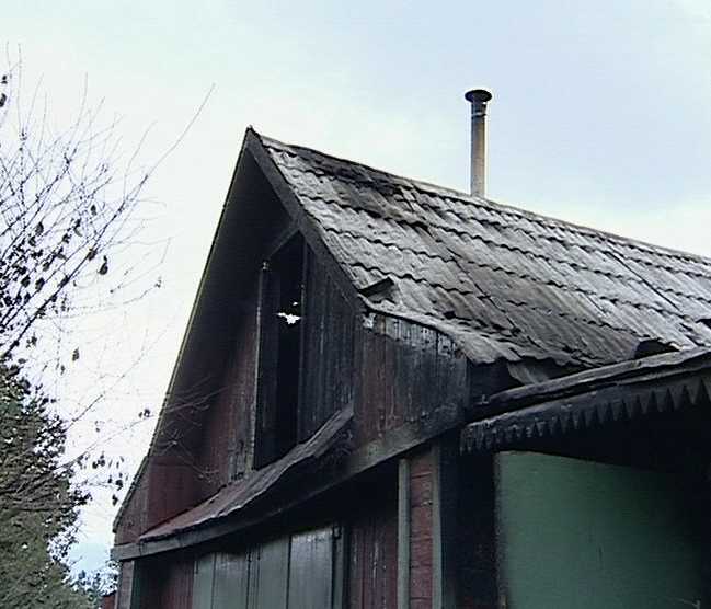 Пожар в дачном поселке