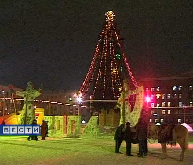 Новогодние сюрпризы на Театральной площади