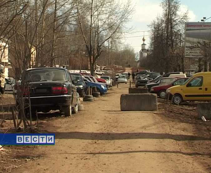 Опасная автостоянка