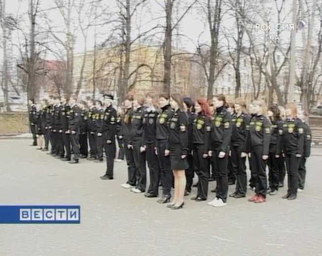 Кадеты готовятся к параду Победы