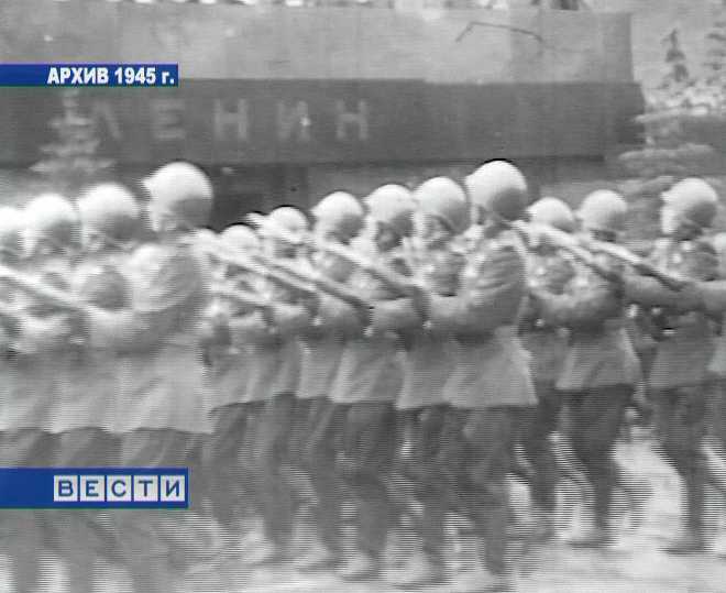 Участник парада Победы