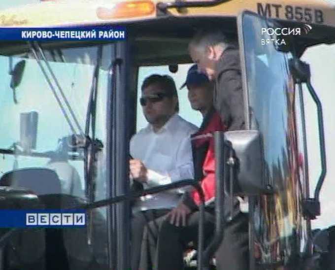 Визит губернатора в Кирово-Чепецкий район