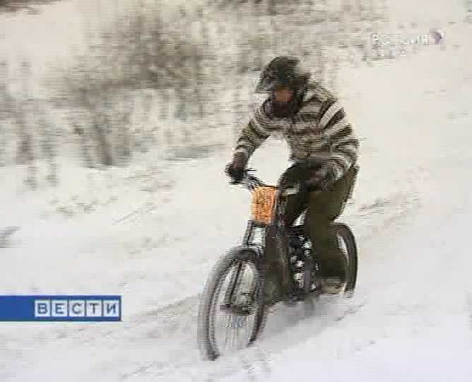 Снег из - под колес