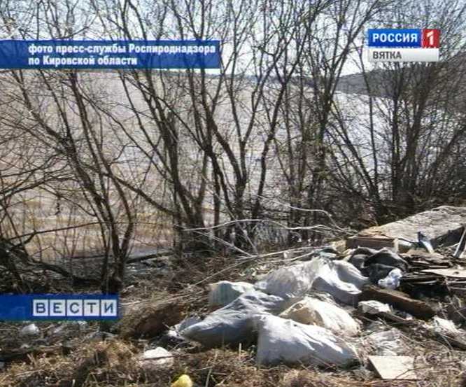 Мусор в водохранных зонах
