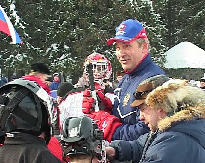 Визит  Владислава Третьяка