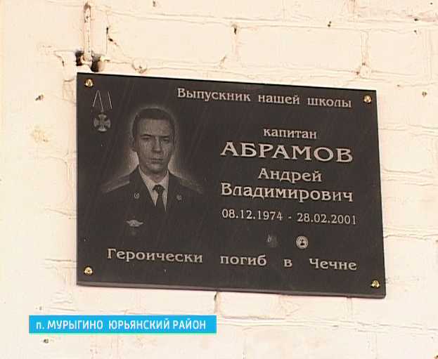 Открытие мемориальной доски